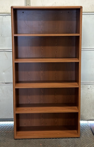 36’’ x 12’’ x 70 1/2’’ 4 Shelf Wooden Bookcase