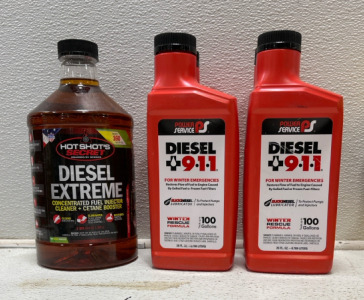 (4) Diesel 911 (1) Diesel Extreme (3) Preststone Cooling Boost (2) Oil Supplement & More