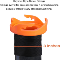 H&G lifestyles 20ft Heated Sewer Hose for RV Waste Hose - 4