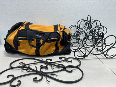 (1) Large Carry Bag (2) Wine Bottle Holders & (2) Wall Decorations