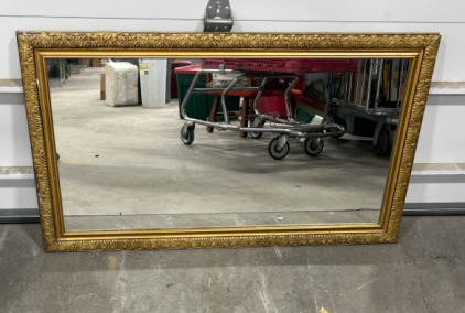 Beautiful Gold Victoria&rsquo;s mirror 42&rdquo;x 25&rdquo;