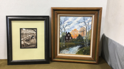 (1) Picture/ Bridge (1) Painting/ Cabin
