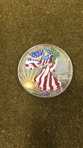 (1) 1997 US Liberty Dollar (1) Oz Fine Sivet & More