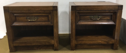 (2) End Tables W/ Drawer