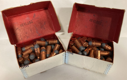 (2) Boxes Of 50 Ct. Each Winchester .45 Cal 457 Dia. Bullets