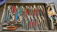 Group Of Tongue And Groove Pliers