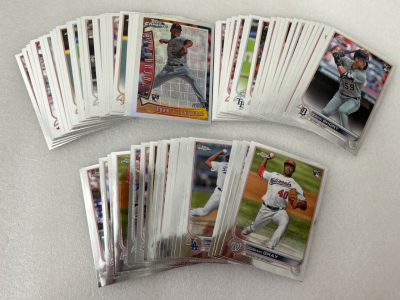 Collectible Topps Chrome Baseball Cards