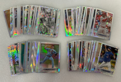 Collectible Topps Chrome Baseball Cards