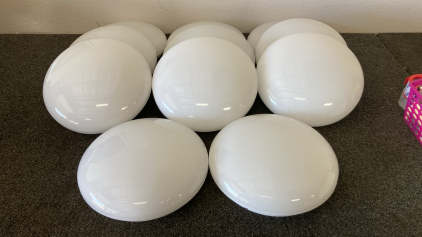 (11) New LED Flush Mount Light Fixtures- 14&rdquo; Diameter