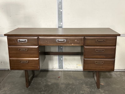 6 Drawer Desk (56"x 22"x 30")