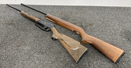 (2) Airsoft BB Rifles. Parts or Repair.