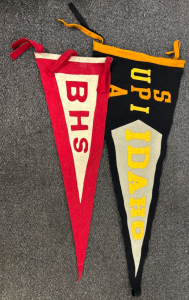 Vintage Boise High School Flags