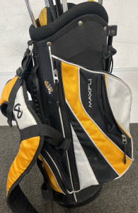 9 Golf Clubs And Bag