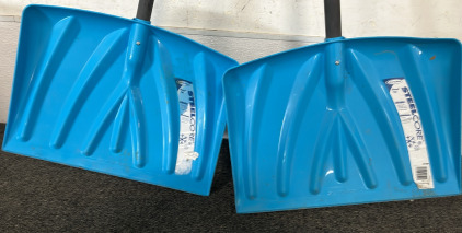 2 Steelcore Plastic Snow Shovels