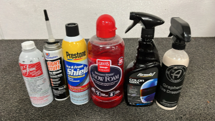 Auto Enhancement Cleaners Including Motor Treatment, Windshield Treatment, Color Wax And More