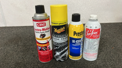 Tire Coating, De-Icer, Motor Treatment, Electric Parts Cleaner