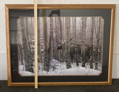 Giant Moose Wall Hanging (43&rdquo;X33&rdquo;) &lsquo;88
