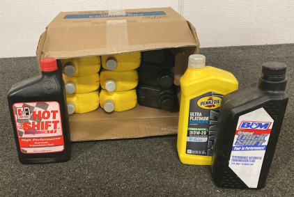 Hot Shift ATF, (7) Pennzoil Ultra Platinum Full Synthetic 0W-20 Motor Oil, And B&M Original Trick Shift Performance Automatic Transmission Fluid