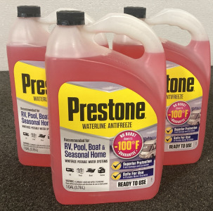 (3) Gallon Prestone Waterline Antifreeze
