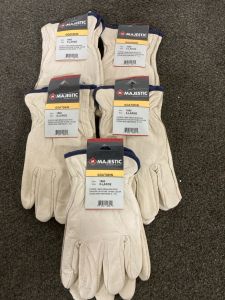BRAND NEW! Majestic Goatskin Gloves, 5 Pairs, Size XL