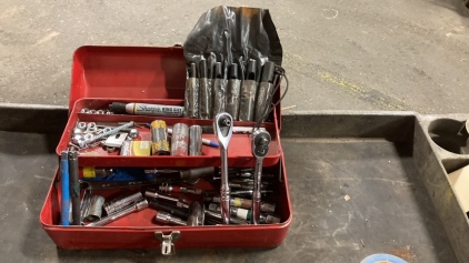 Small Toolbox With Hollow Steel Punches And More