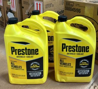 (3) Gallon Prestone All Vehicle Antifreeze