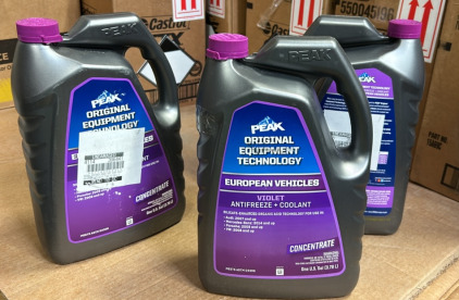 (3) 1 Gallon Peak Violet European Antifreeze