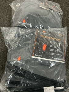 (12 Adult Unisize) BRAND NEW HotMocs Beanie w/ (2) Warmers/Each-Heat The Neck-Warms The Body