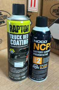 (1) 32oz Techron Complete Fuel System Cleaner, (1) 20oz Pro Guard Fuel Injector Cleaner, (2) 16.9oz Engine Flush Cans And More