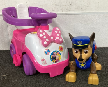 Electric Paw Patrol Dog, Mickey Mouse Club House Children&rsquo;s Car