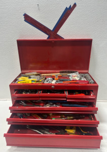 Red Toolbox W/ Tools