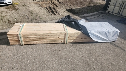 (1) Bunk Of 1x6 Canyon Pine WP4/4 S1S2E #3 267/16 Lumber
