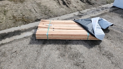 (1) Bunk Of 1x3 WW S4S #4/BTR Com Dry 204/8 Lumber