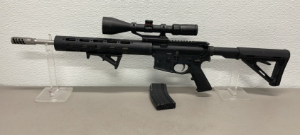 Spikes Tactical Model ST15, Multi Caliber, Semi Automatic Rifle W/ Simmons 3-9x50 8-Point Scope