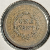 1851 Braided Hair Large Cent - 2