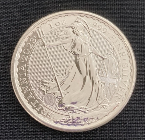 2023 1oz .999 Fine Silver Britannia Coin Verified Authentic