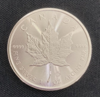 2023 1oz 9999 Fine Silver Canadian Maple Leaf Coin Verified Authentic