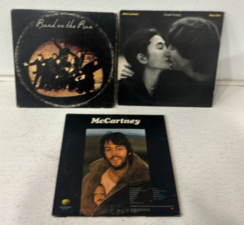 (3) Records Including Band On The Run, John Lennon And Yoko Ono Double Fantasy, And McCartney