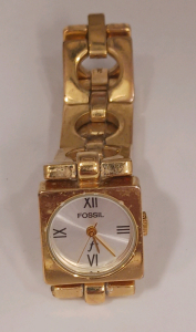 Ladies Fossil Gold Tone Watch