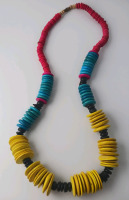 (3) Beautiful Wooden Beaded Necklaces - 2