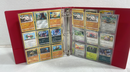 (1) Binder Of (180+) Pokemon Cards Including Ultra Rares, Holos, And More!