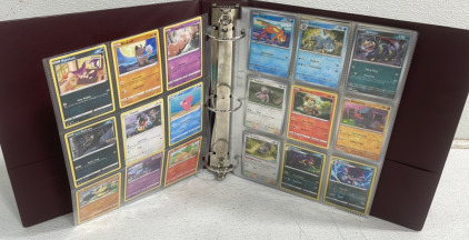 (1) Binder of (180+) Pokémon Cards Including Ultra Rares, Holos, And More!