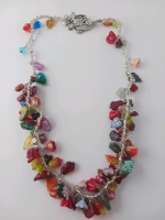 Beautiful Beaded Necklace & Bracelet Set - 2