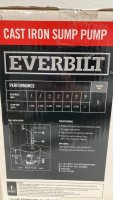 Everbilt 1 HP Cast Iron Sump Pump - 2