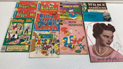 (8) Vintage Comic Books, (3) Vintage Magazines