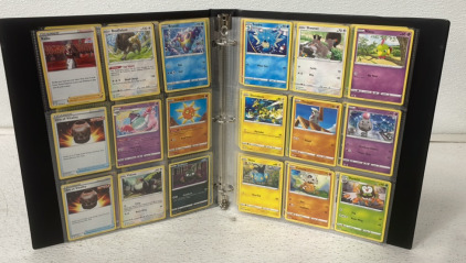 (1) Binder Of (150+) Pokemon Cards Including Holos, Rares, And More!