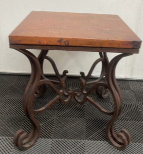 (1) Copper Side Table