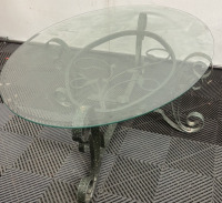 (2) Glass Top Tables - 5