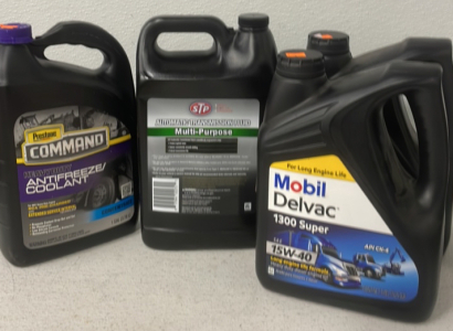 (2) Mobil Delvac 1300 Super 15W-40 (5qt) Motor Oil (1) Prestone Anti Freeze (5qt) And More!