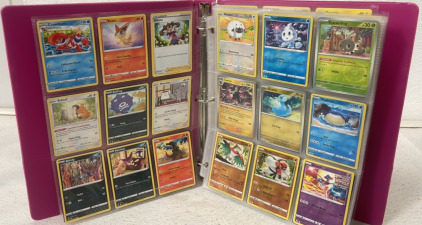 (1) Binder of (177) Pokémon Cards Including Holos, Rares, And More!